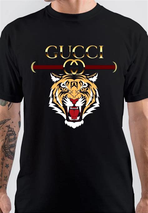 gucci cotton t shirt with tiger|gucci tiger brooch.